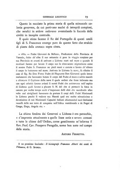 Giornale ligustico di archeologia, storia e letteratura