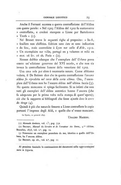 Giornale ligustico di archeologia, storia e letteratura