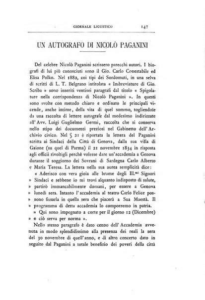 Giornale ligustico di archeologia, storia e letteratura