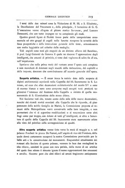 Giornale ligustico di archeologia, storia e letteratura