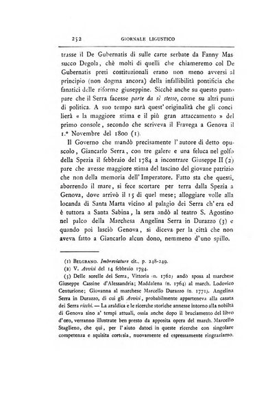 Giornale ligustico di archeologia, storia e letteratura