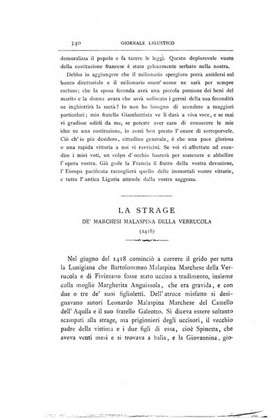 Giornale ligustico di archeologia, storia e letteratura