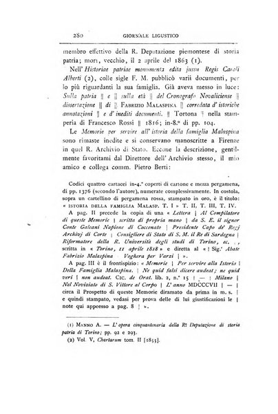 Giornale ligustico di archeologia, storia e letteratura