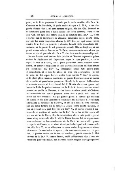 Giornale ligustico di archeologia, storia e letteratura