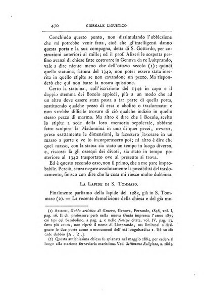 Giornale ligustico di archeologia, storia e letteratura