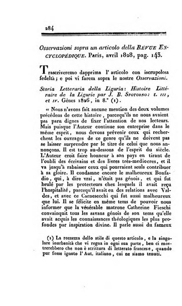 Giornale ligustico di scienze, lettere ed arti