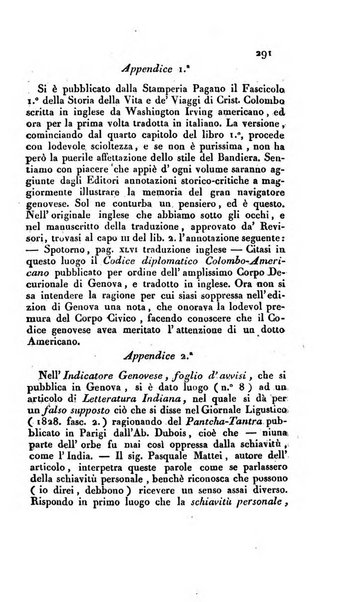 Giornale ligustico di scienze, lettere ed arti