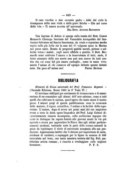 Giornale medico di Roma