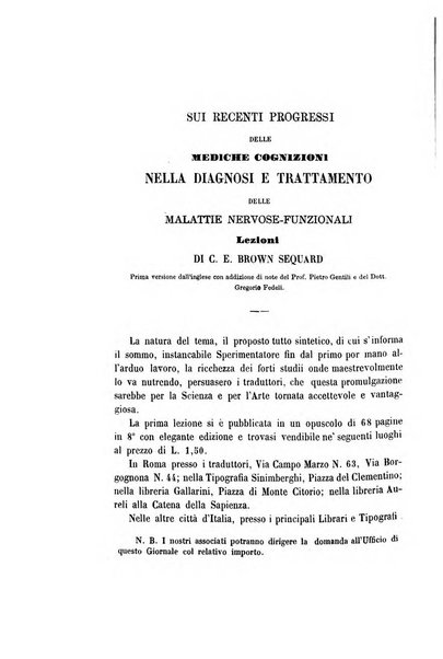 Giornale medico di Roma