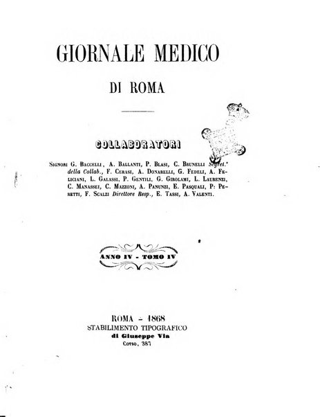 Giornale medico di Roma