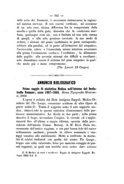 Giornale medico di Roma