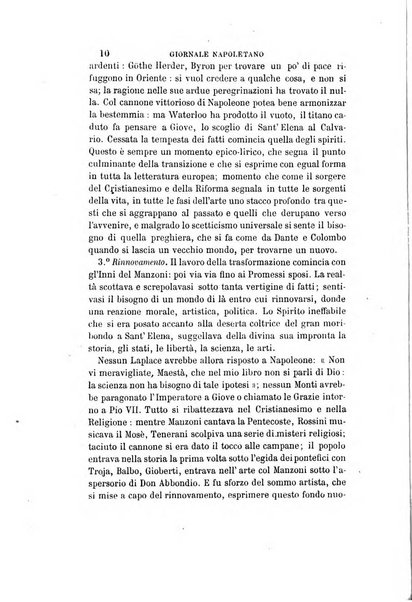 Giornale napoletano di filosofia e lettere, scienze morali e politiche