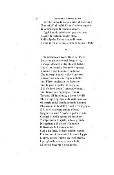 Giornale napoletano di filosofia e lettere, scienze morali e politiche