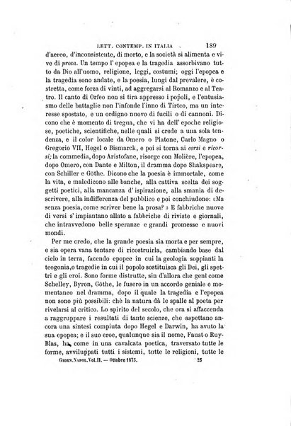 Giornale napoletano di filosofia e lettere, scienze morali e politiche