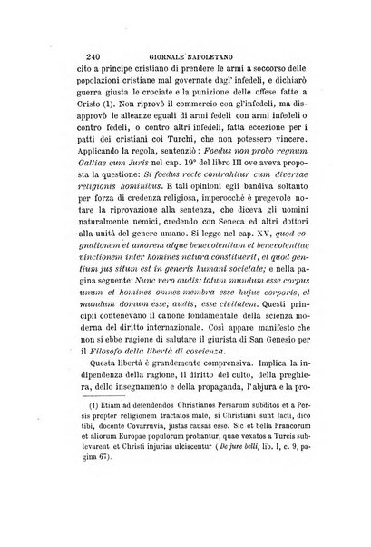 Giornale napoletano di filosofia e lettere, scienze morali e politiche