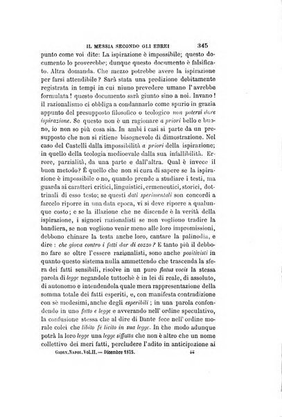 Giornale napoletano di filosofia e lettere, scienze morali e politiche