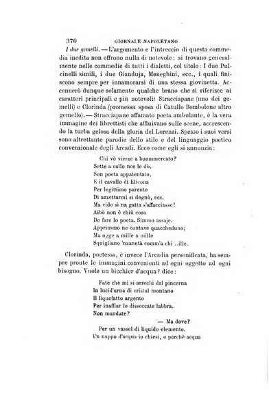 Giornale napoletano di filosofia e lettere, scienze morali e politiche