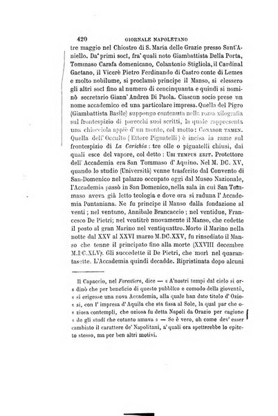 Giornale napoletano di filosofia e lettere, scienze morali e politiche