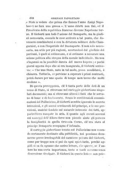 Giornale napoletano di filosofia e lettere, scienze morali e politiche