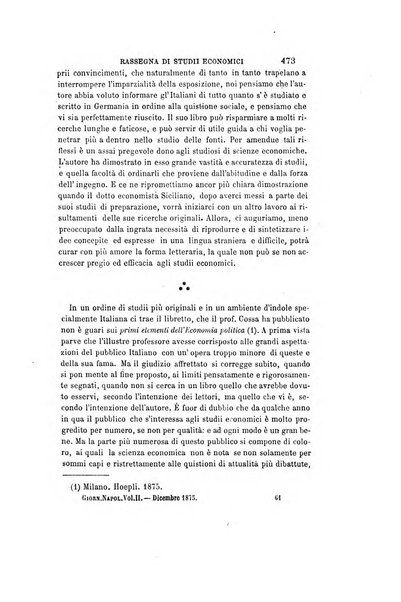 Giornale napoletano di filosofia e lettere, scienze morali e politiche