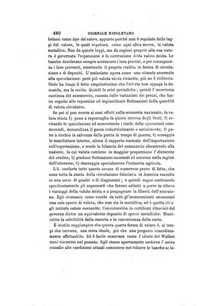 Giornale napoletano di filosofia e lettere, scienze morali e politiche