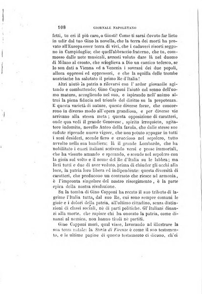 Giornale napoletano di filosofia e lettere, scienze morali e politiche