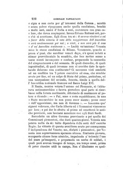 Giornale napoletano di filosofia e lettere, scienze morali e politiche