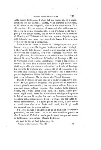 Giornale napoletano di filosofia e lettere, scienze morali e politiche