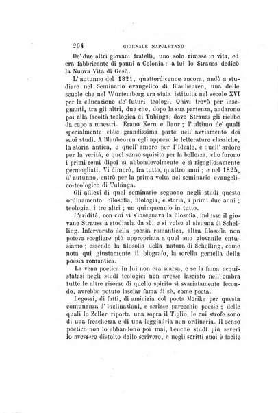 Giornale napoletano di filosofia e lettere, scienze morali e politiche