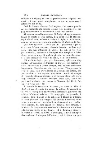 Giornale napoletano di filosofia e lettere, scienze morali e politiche