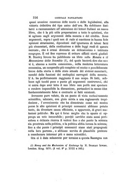 Giornale napoletano di filosofia e lettere, scienze morali e politiche