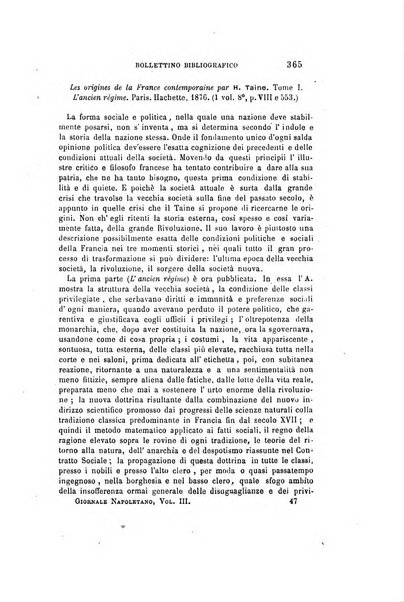 Giornale napoletano di filosofia e lettere, scienze morali e politiche