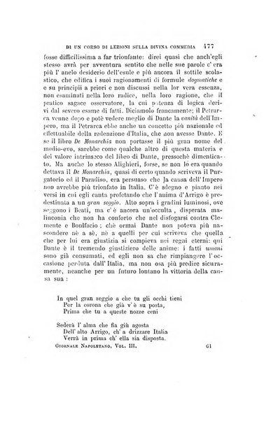 Giornale napoletano di filosofia e lettere, scienze morali e politiche