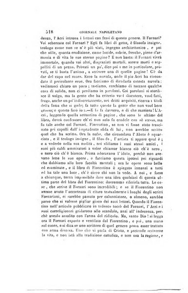 Giornale napoletano di filosofia e lettere, scienze morali e politiche