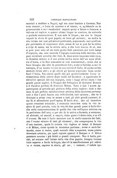 Giornale napoletano di filosofia e lettere, scienze morali e politiche