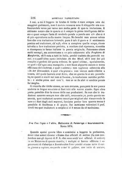 Giornale napoletano di filosofia e lettere, scienze morali e politiche