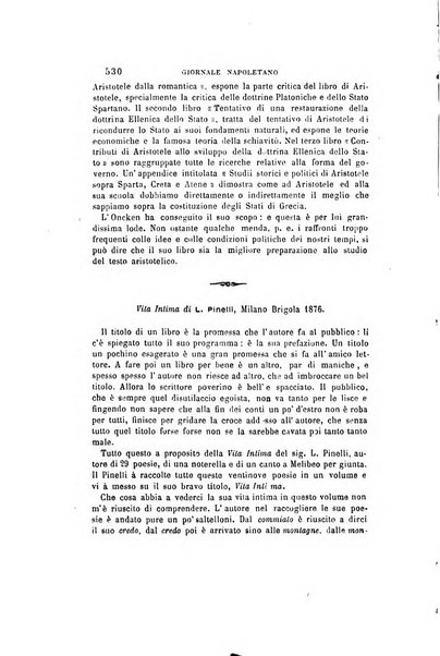 Giornale napoletano di filosofia e lettere, scienze morali e politiche