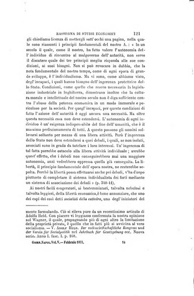 Giornale napoletano di filosofia e lettere, scienze morali e politiche