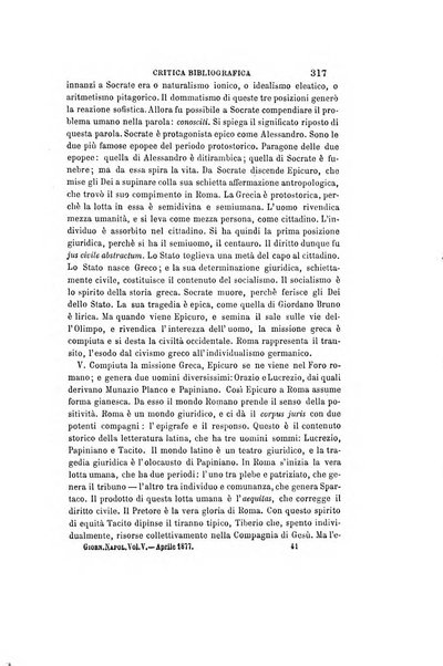 Giornale napoletano di filosofia e lettere, scienze morali e politiche