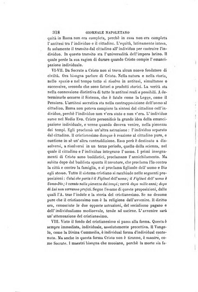 Giornale napoletano di filosofia e lettere, scienze morali e politiche