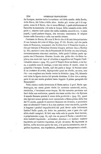 Giornale napoletano di filosofia e lettere, scienze morali e politiche