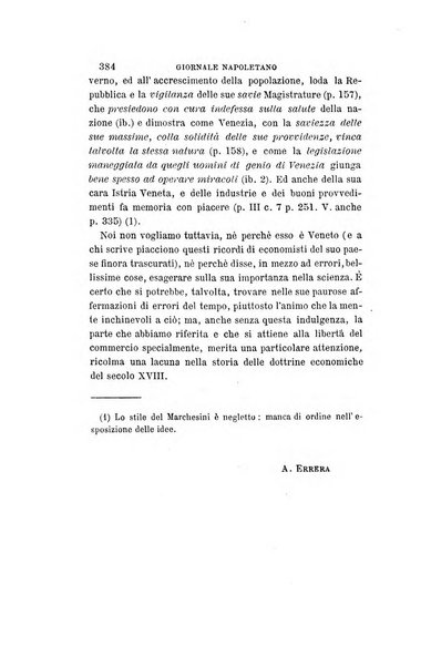 Giornale napoletano di filosofia e lettere, scienze morali e politiche