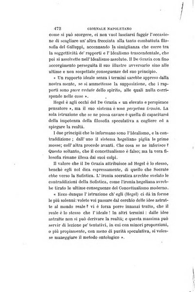 Giornale napoletano di filosofia e lettere, scienze morali e politiche