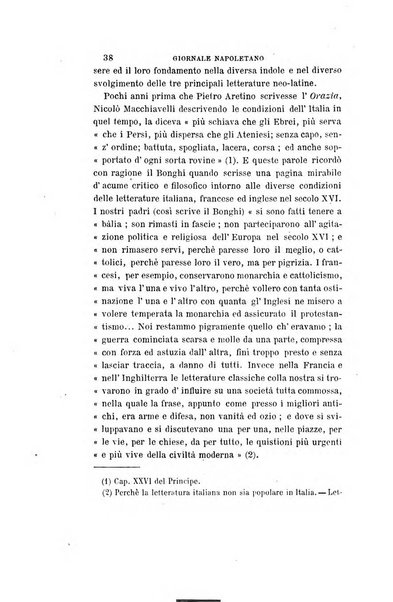 Giornale napoletano di filosofia e lettere, scienze morali e politiche