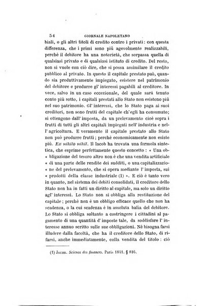 Giornale napoletano di filosofia e lettere, scienze morali e politiche