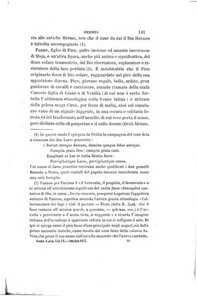 Giornale napoletano di filosofia e lettere, scienze morali e politiche