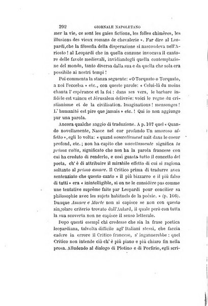 Giornale napoletano di filosofia e lettere, scienze morali e politiche