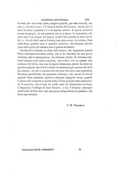 Giornale napoletano di filosofia e lettere, scienze morali e politiche