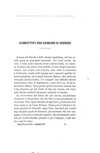 Giornale napoletano di filosofia e lettere, scienze morali e politiche