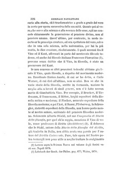 Giornale napoletano di filosofia e lettere, scienze morali e politiche